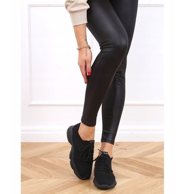 Schwarz FF-10 Schwarze Socken Sportschuhe 2