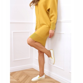 Sneakers Slip-On Weiß AA620 Gelb 1