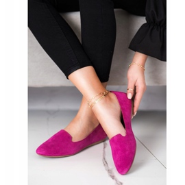 Filippo Klassische Lederlords rosa 2