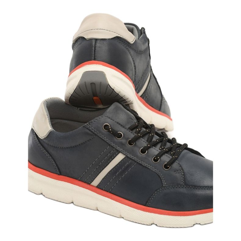Freizeitschuhe Herren Vices SD63-13 Navy 41 46 beige navy blau blau 1