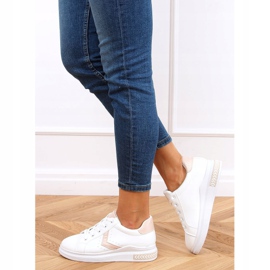 Weiße Damen Sneaker CC-40 Pink rosa 2