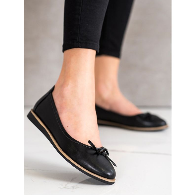 Schwarze Sergio Leone Ballerinas 1