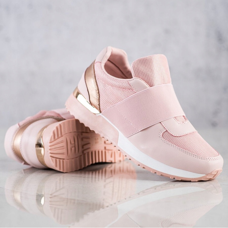 SHELOVET Stylische Slip-On-Sneaker rosa 1