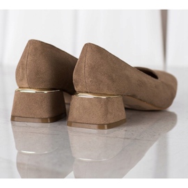 Filippo Pumps auf High Heels braun 1