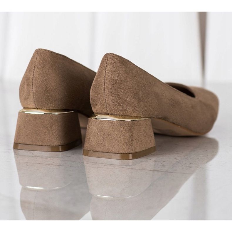 Filippo Pumps auf High Heels braun 1