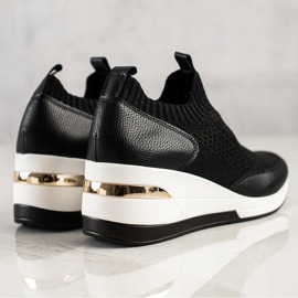 ARTIKER Schwarze Textil-Sneakers 1