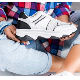 SHELOVET Lässige Sportschuhe weiß schwarz 1