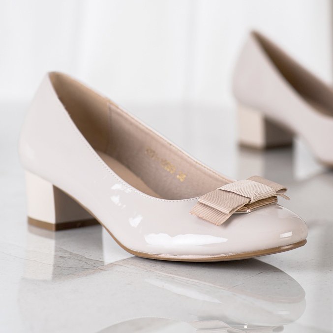Stylische VINCEZA Pumps beige 1