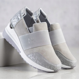 SHELOVET Slip-on graue Turnschuhe 1