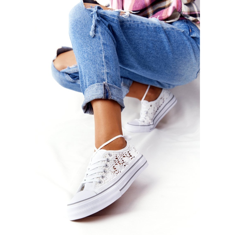 FB2 Weiße Candice Sneakers für Damen 1