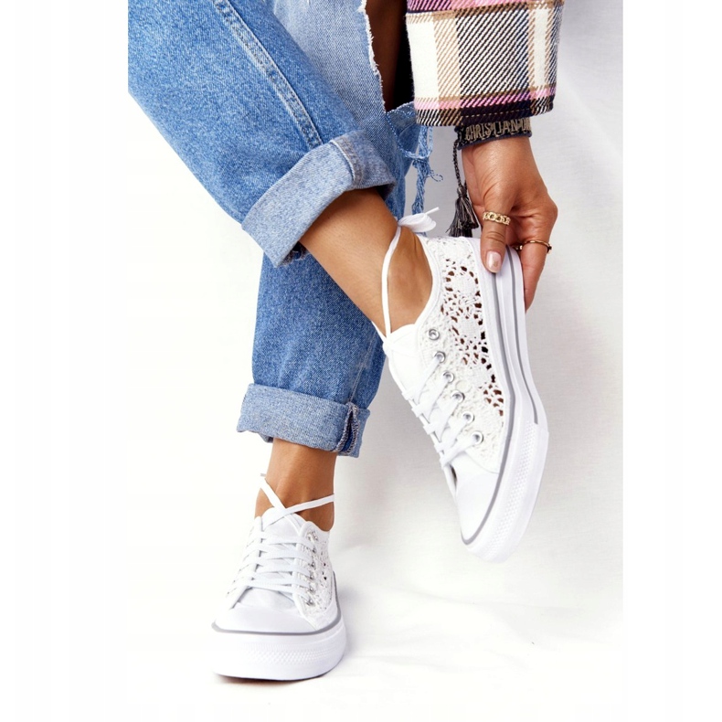 FB2 Weiße Candice Sneakers für Damen 2