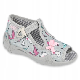 Befado Kinderschuhe 213P123 rosa silber- 1