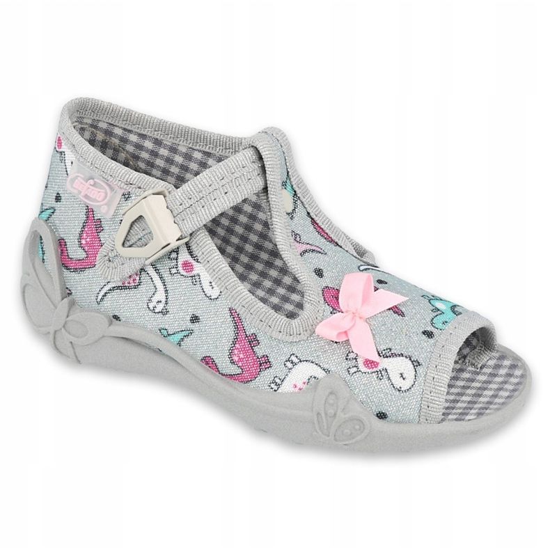Befado Kinderschuhe 213P123 rosa silber- 1
