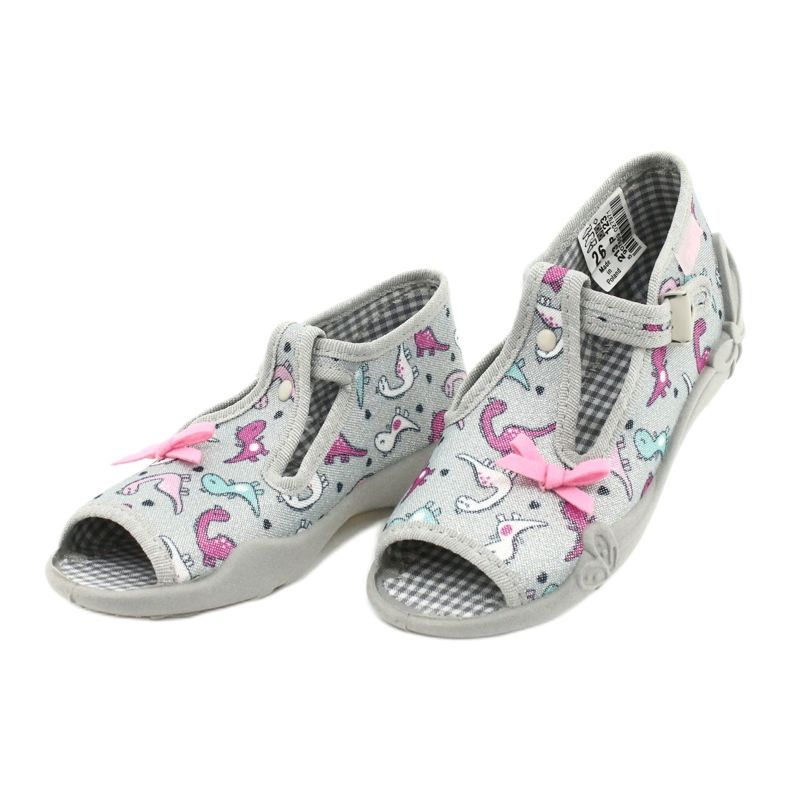 Befado Kinderschuhe 213P123 rosa silber- 3