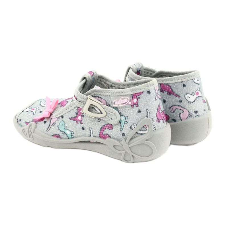 Befado Kinderschuhe 213P123 rosa silber- 5