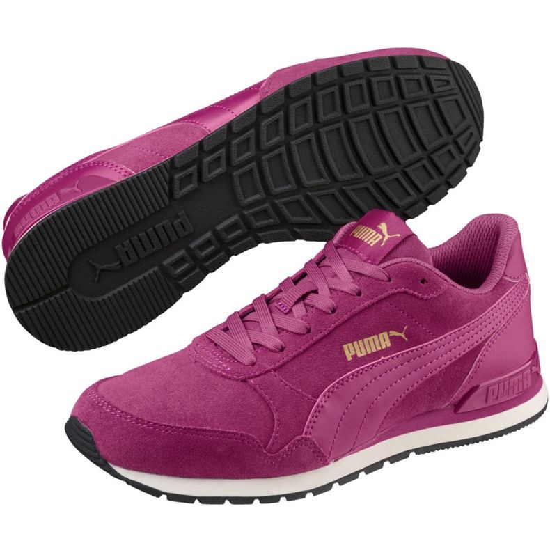 Damen Laufschuhe Puma St Runner V2 Sd pink 365279 06 rosa golden 3