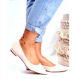 Evento Ballerinas für Damen in Spitz Wildleder Beige Westley 3