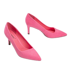 Pinke Neon-Pumps auf einem Caitlyn-Stiletto-Absatz rosa 2
