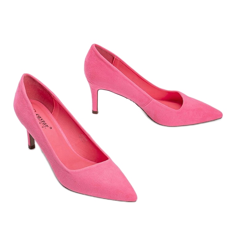 Pinke Neon-Pumps auf einem Caitlyn-Stiletto-Absatz rosa 2