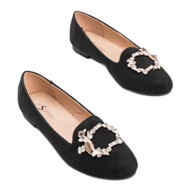 Schwarze Damen Brille Loafer 1