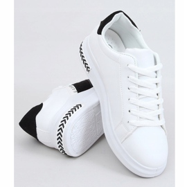 Weiße Damen Sneaker CC-42 WEISS / SCHWARZ 1