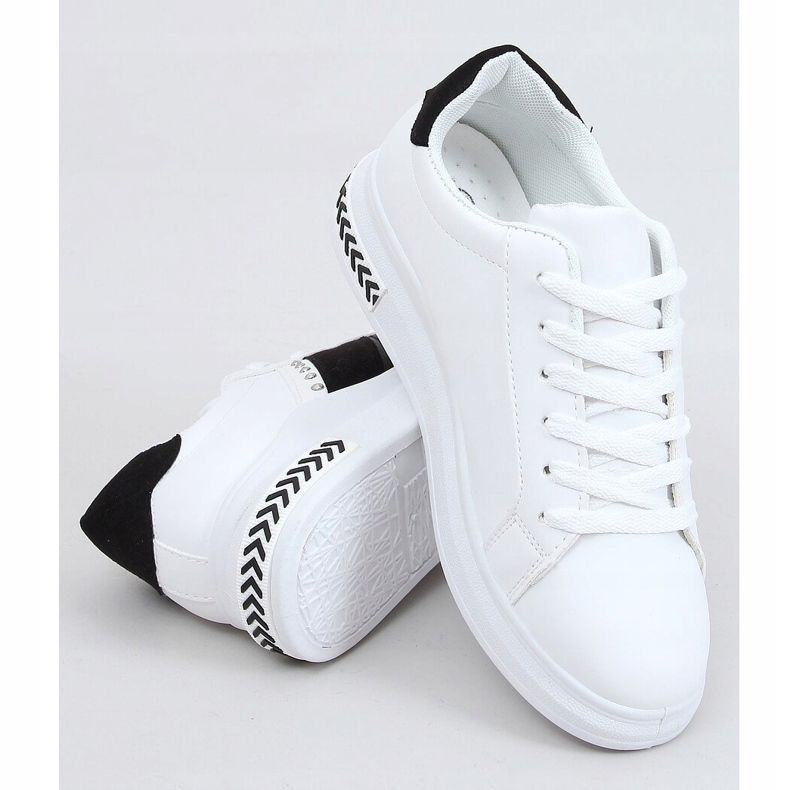 Weiße Damen Sneaker CC-42 WEISS / SCHWARZ 1