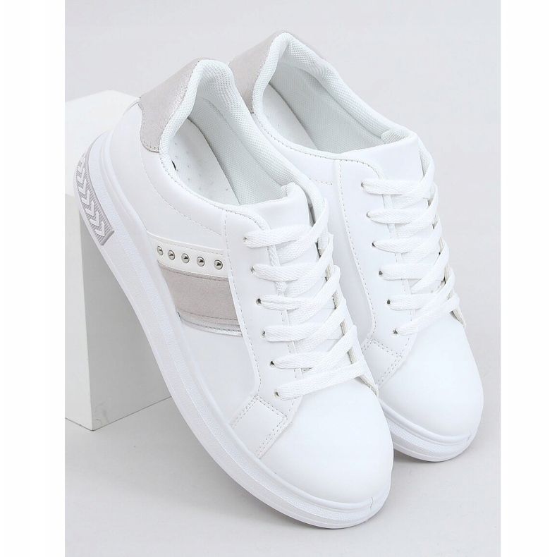 Weiße Damen Sneaker CC-42 Grau 1