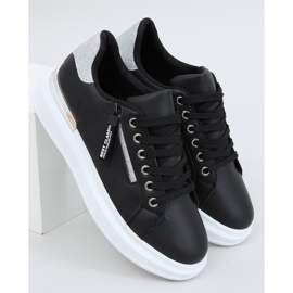 Schwarze Damen-Sneaker F006 Schwarz 1