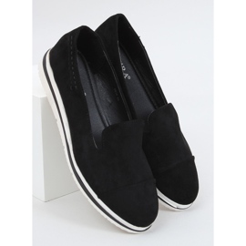 Loafer mit hohen Sohlen schwarz 5836 Black 1