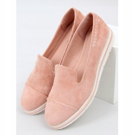 Pink 5836 Pinke Loafer mit hohen Sohlen rosa 1