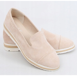 Loafer mit hohen Sohlen 5836 Beige 1