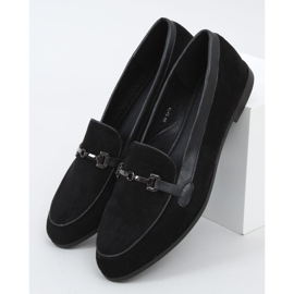 Schwarze Damen-Loafer 8742 Black 1
