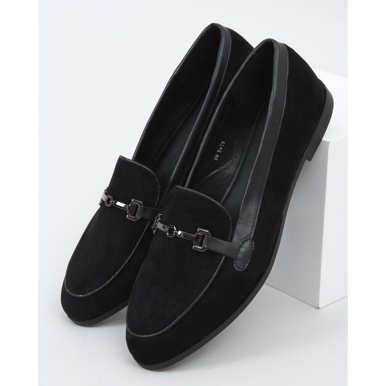 Schwarze Damen-Loafer 8742 Black 1