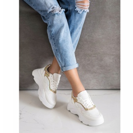 SHELOVET Modische Turnschuhe weiß 2