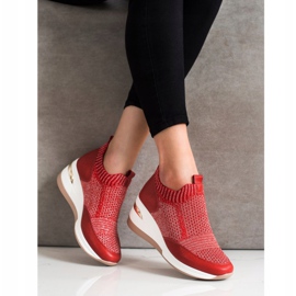 ARTIKER Rote Textil-Sneakers 2