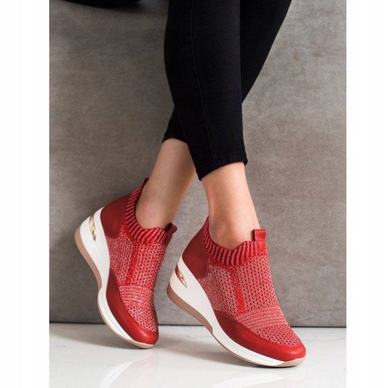 ARTIKER Rote Textil-Sneakers 2
