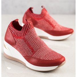 ARTIKER Rote Textil-Sneakers 1
