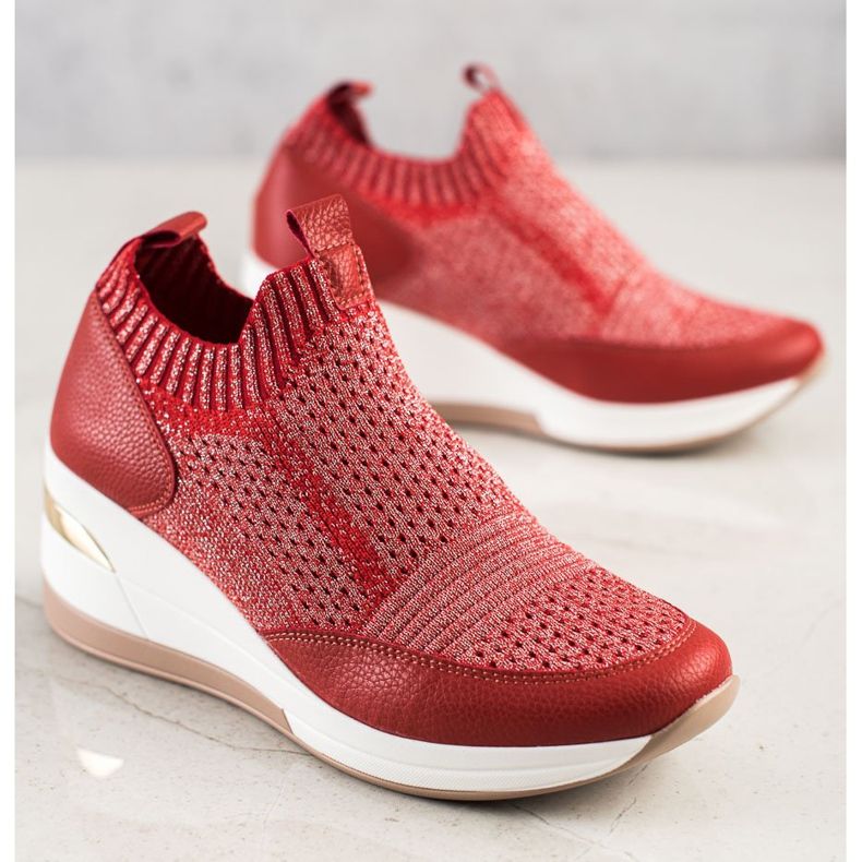 ARTIKER Rote Textil-Sneakers 1