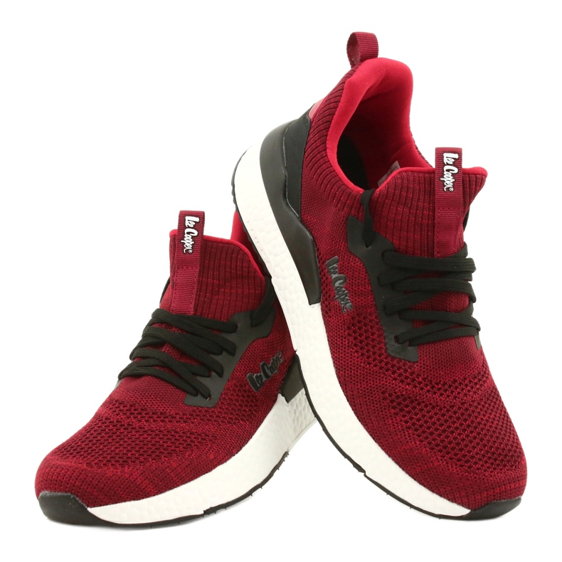Lee Cooper Herren-Sportschuhe LCW-21-29-0173M Rot schwarz 3