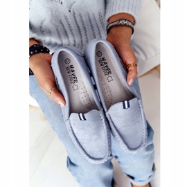 PH1 Damen Wildleder Blau San Marino Loafers 1