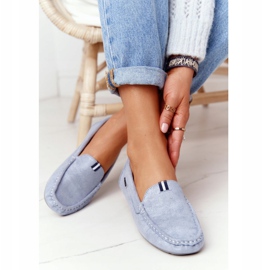 PH1 Damen Wildleder Blau San Marino Loafers 2
