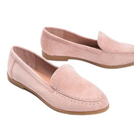 Pinke Loafer aus Öko-Wildleder von Hope rosa 1