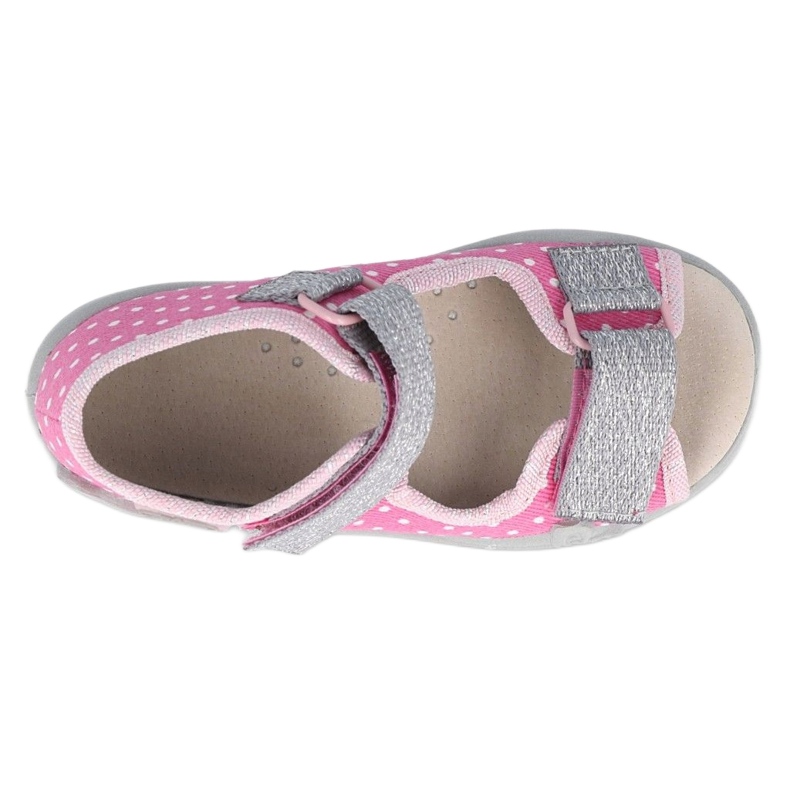 MÄDCHENSANDALEN PAPI BEFADO 342P016 rosa silber- 4