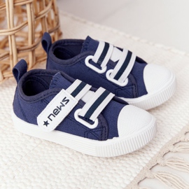 EVE Sneakers für Kinder mit Klettverschluss Navy Blue News marineblau 2
