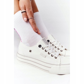 Damen Sneakers On the Big Star HH274052 Weiße Plattform 1