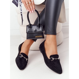 Damen Loafer Sergio Leone MK711 Wildleder Schwarz 2