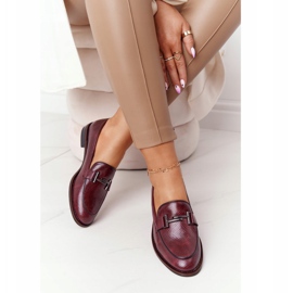 Damen Loafer Sergio Leone PB253 Burgund rot mehrfarbig 2