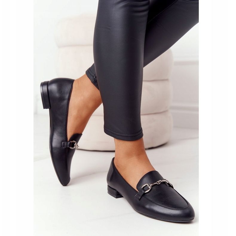 Damen Loafer Sergio Leone MK733 Schwarz 1