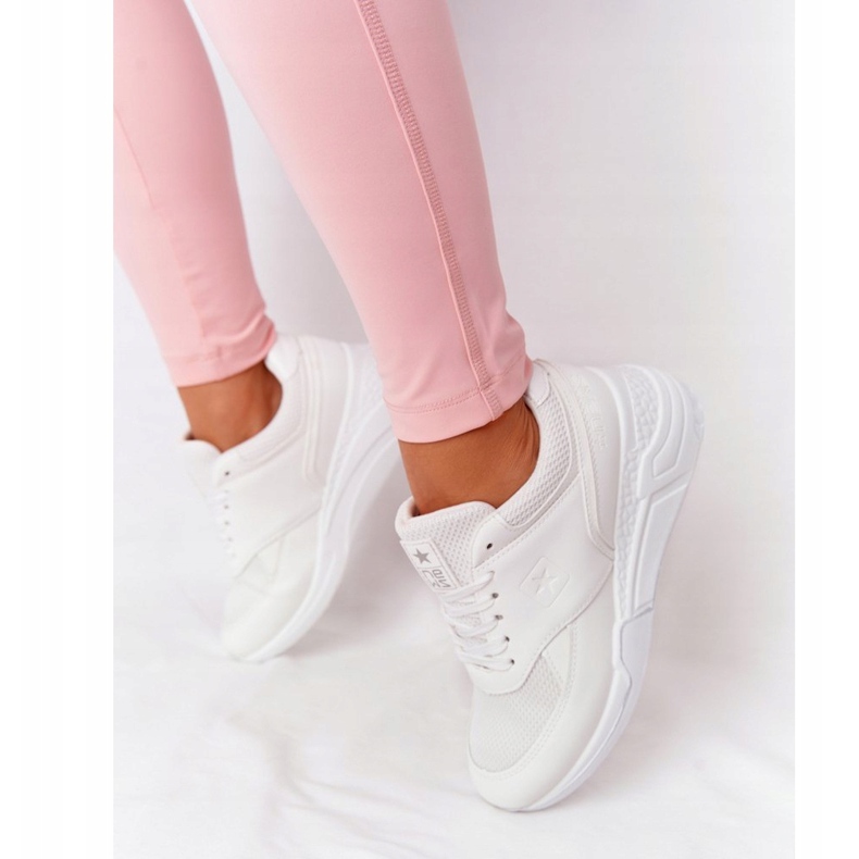 NEWS Sneakers mit Keilabsatz für Damen Weiß Avery 1