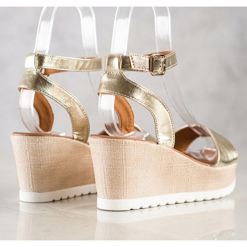 Seastar Klassische Keilsandalen golden 1